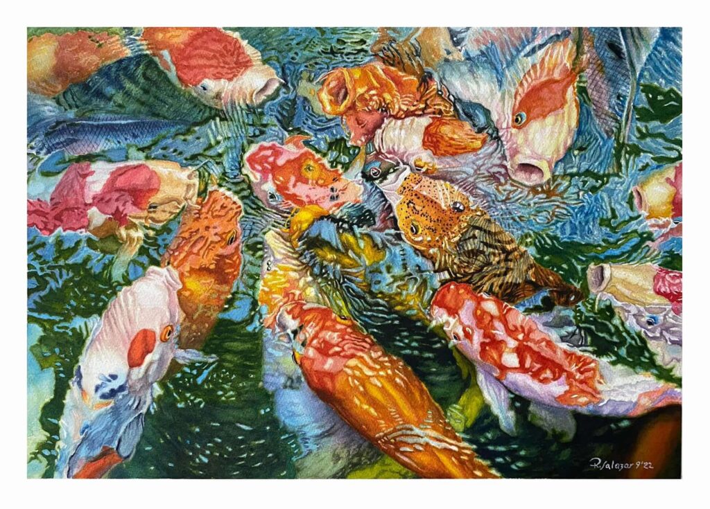 Koi (19 x 13 inches)