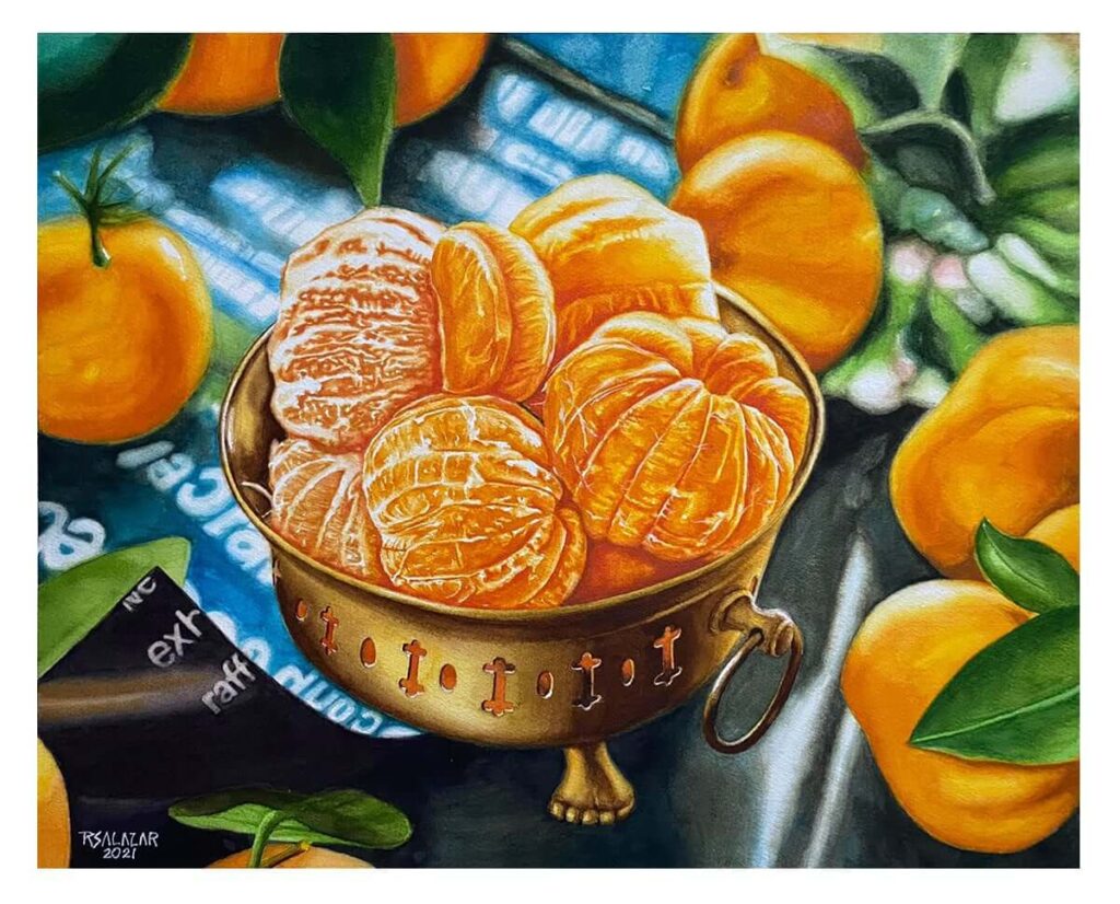 Mandarin (16 x 13 inches)
