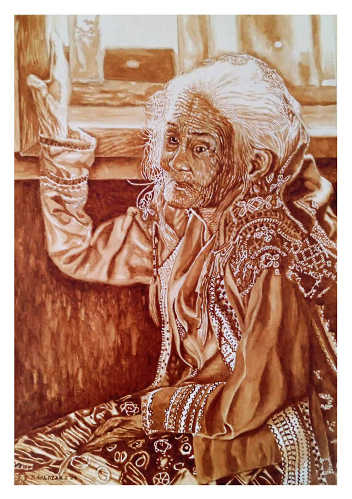 Old Manobo Mandaya (13 x 19 inches)
