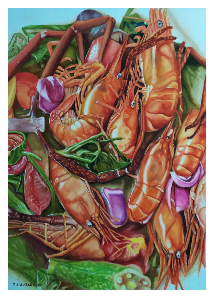 Ulang sa Sinabawang Gulay (13 x 19 inches)